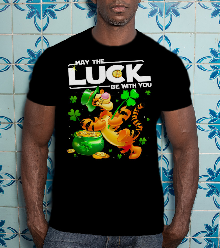 May The Luck Be With You Tigger T-Shirt