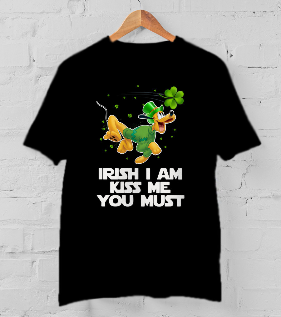 Irish I Am Kiss Me You Must Pluto St. Patrick's Day T-Shirt
