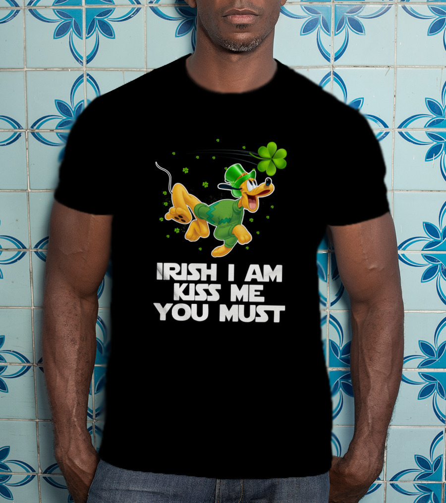 Irish I Am Kiss Me You Must Pluto St. Patrick's Day T-Shirt
