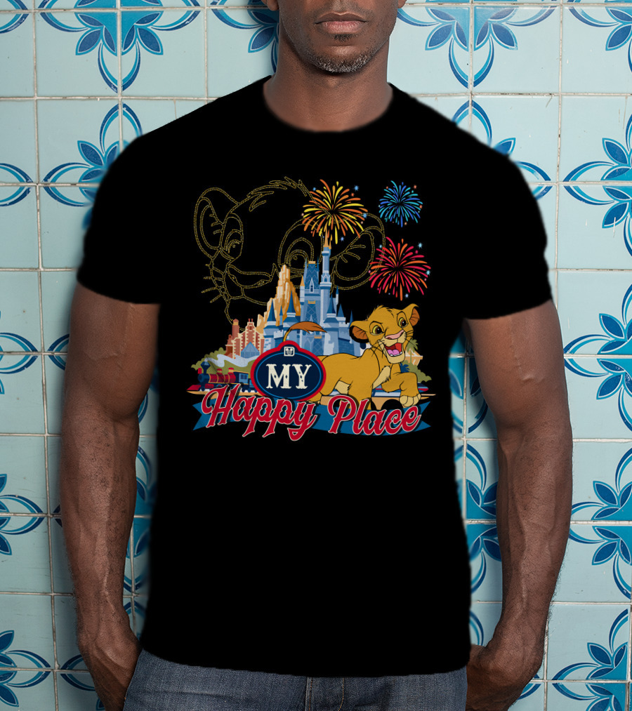 Simba My Happy Place Fireworks Magic Castle T-Shirt