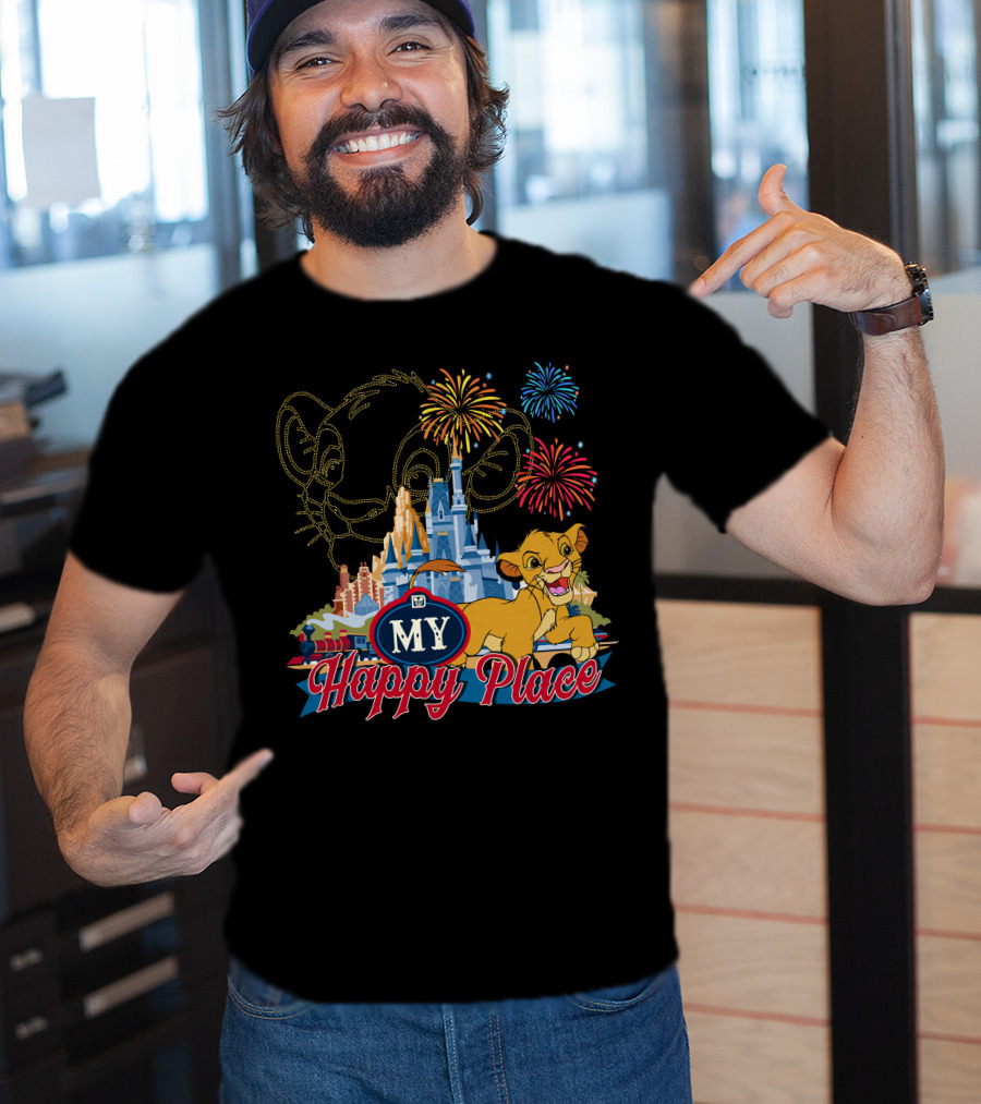 Simba My Happy Place Fireworks Magic Castle T-Shirt
