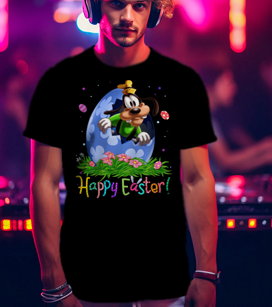 Happy Easter Goofy Egg Surprise T-Shirt