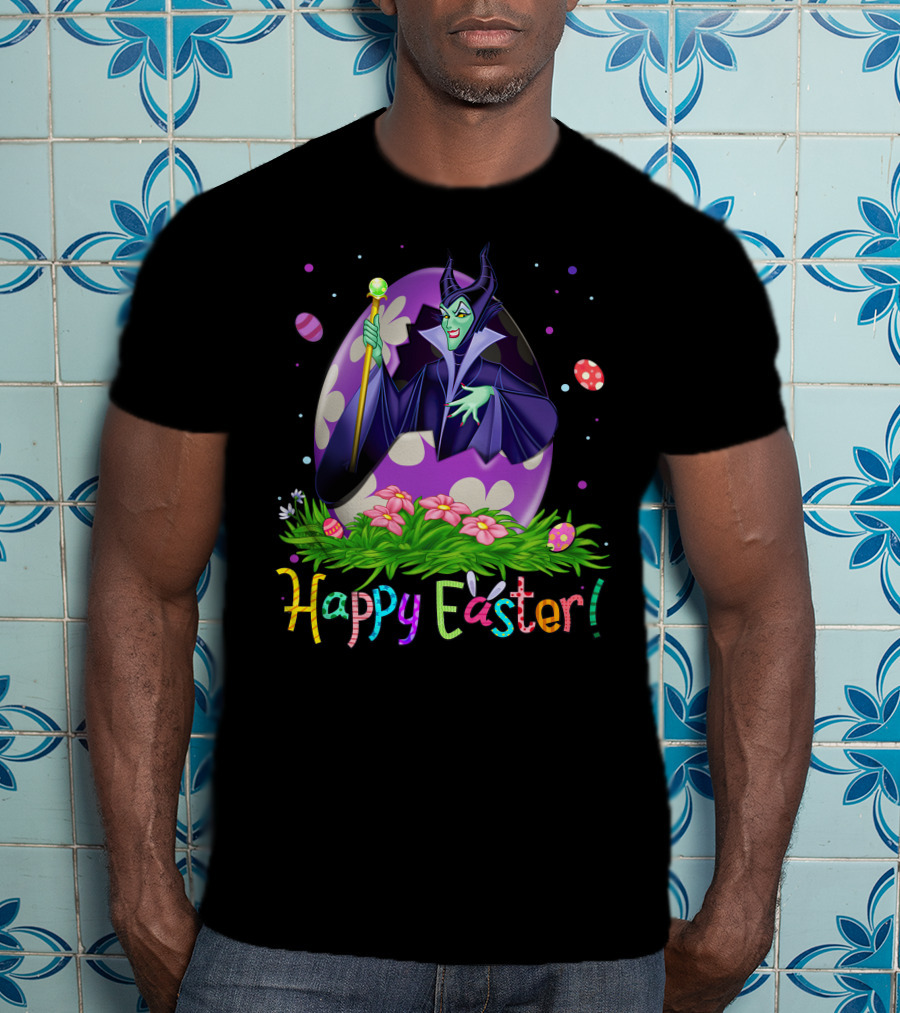 Maleficent Happy Easter Magic Egg Hunt Celebration T-Shirt