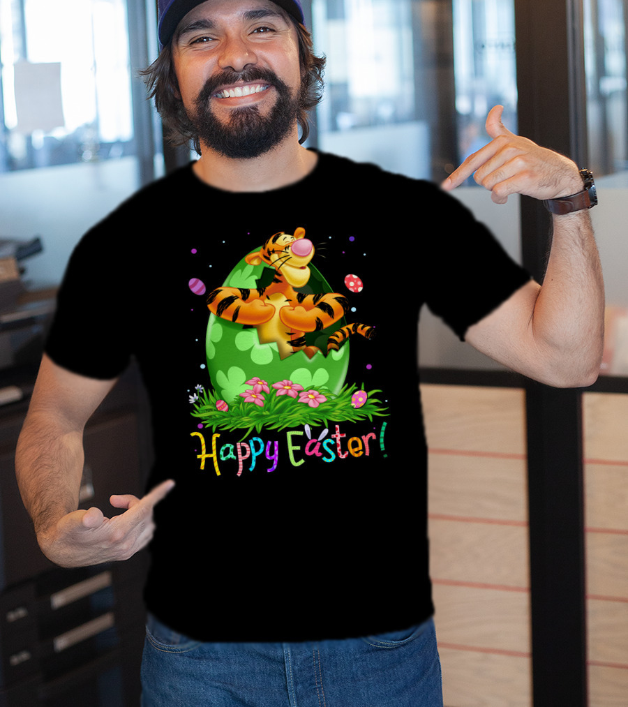 Tigger Happy Easter Egg Hunt Celebration T-Shirt