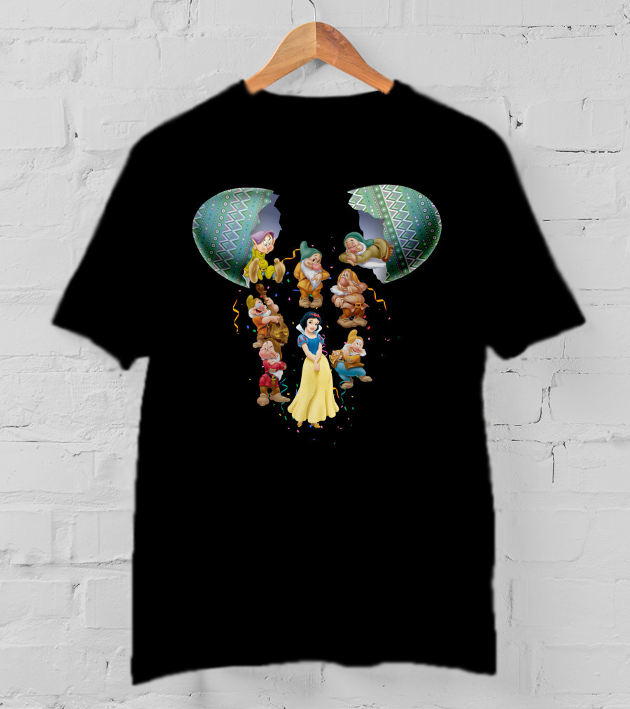Snow White Seven Dwarfs Easter Egg Surprise T-Shirt