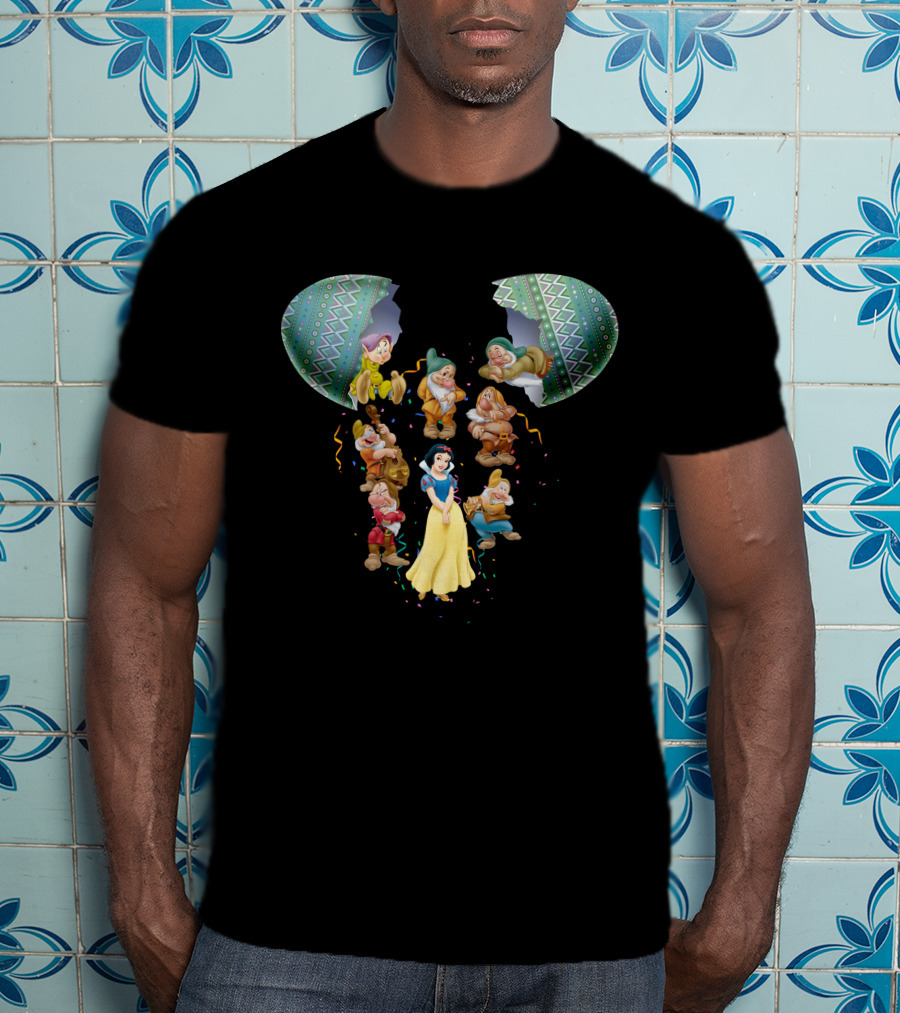 Snow White Seven Dwarfs Easter Egg Surprise T-Shirt