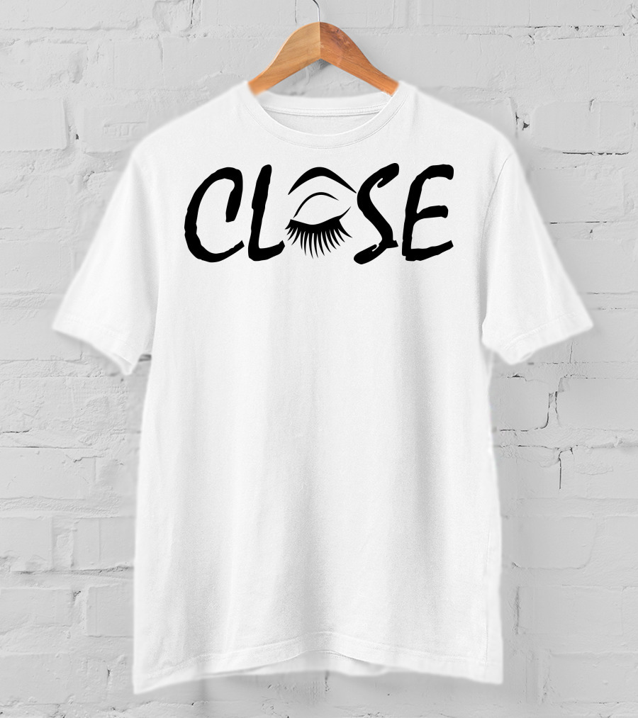 CLOSE Eyelash Logo With Eye T-Shirt