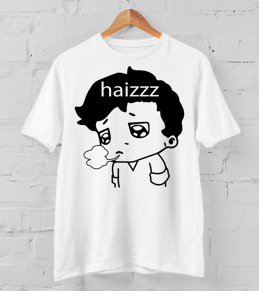 Haizzz Thổi Bong Bóng Buồn Dễ Thương T-Shirt