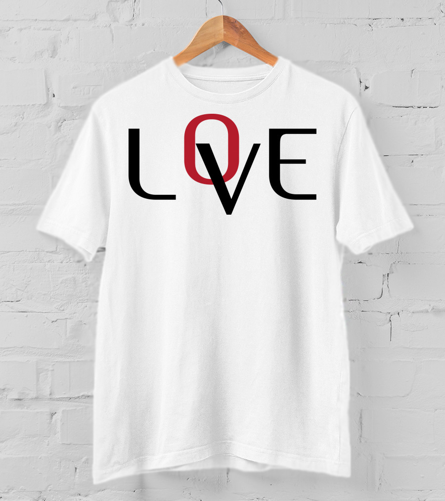 LOVE 1 Tennis-Inspired Fashion T-Shirt