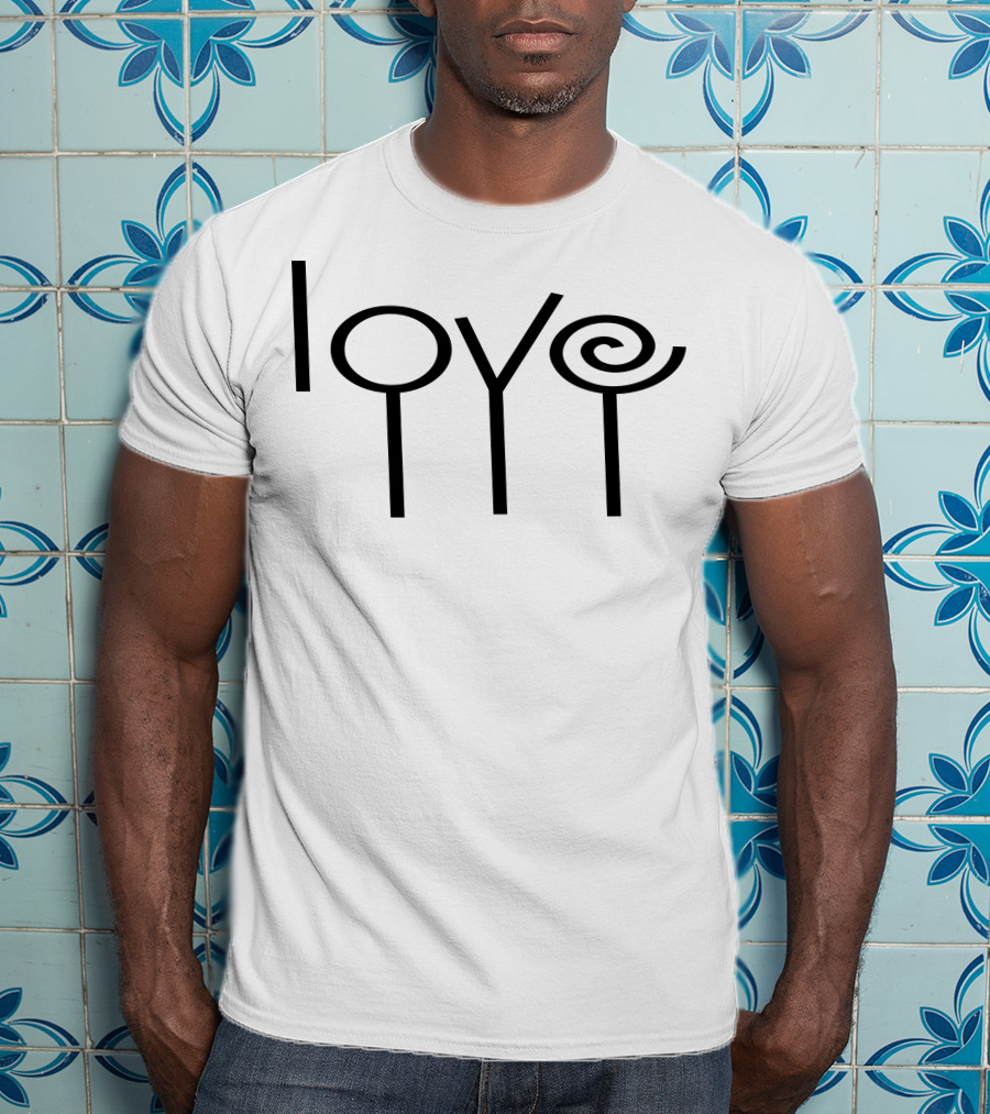 Love Candy Lollipop Typography T-Shirt