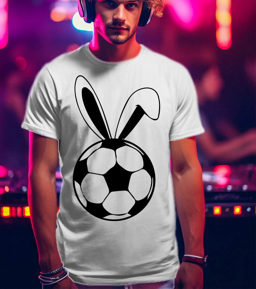 Rabbit Soccer Ball Fusion T-Shirt