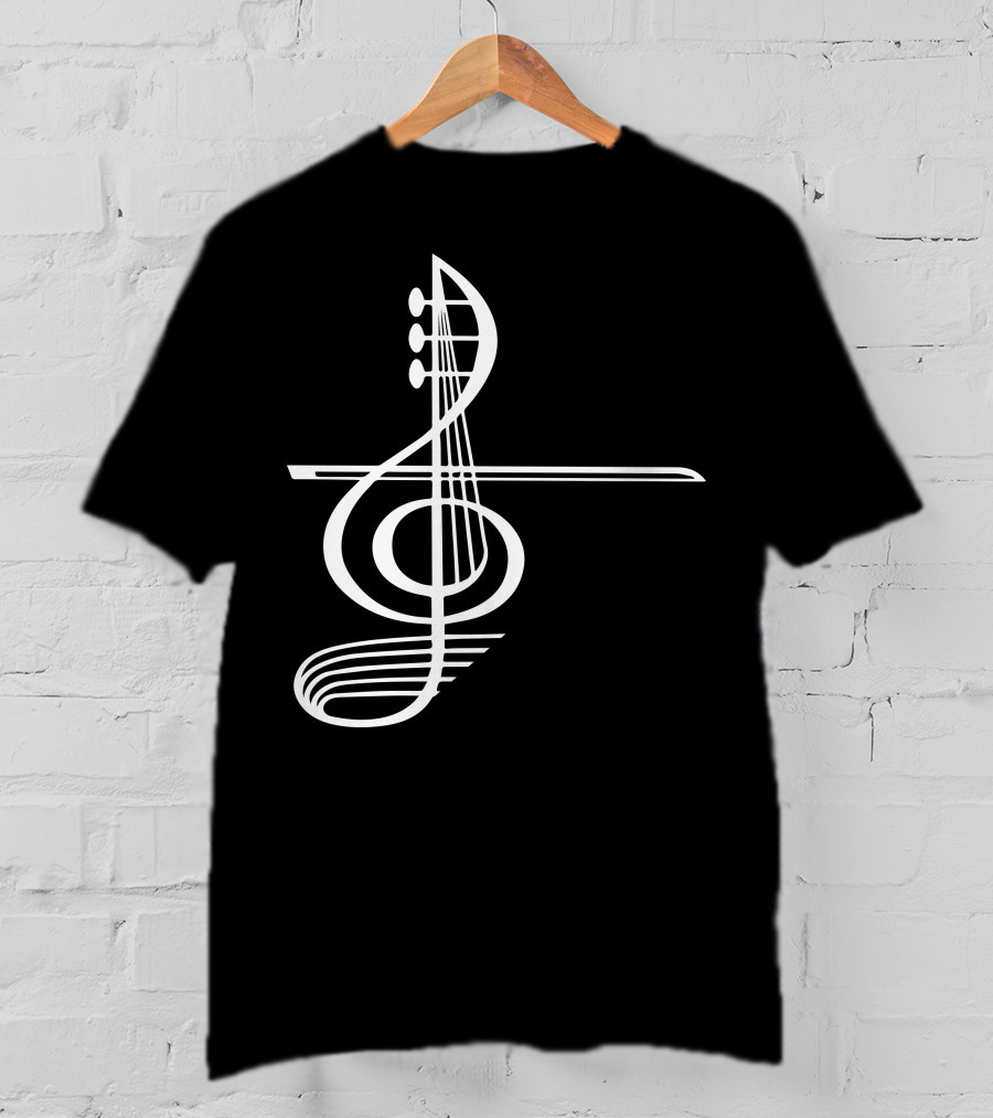 VIOLA Musical Treble Clef Strings T-Shirt