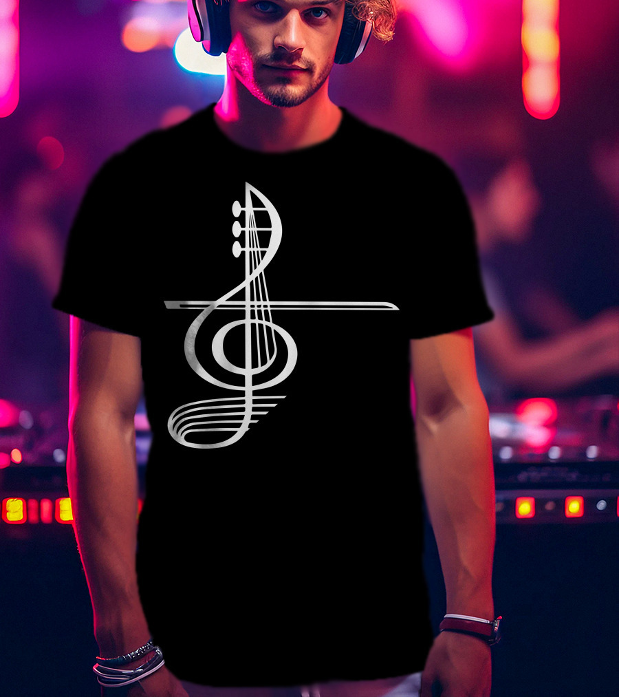 VIOLA Musical Treble Clef Strings T-Shirt