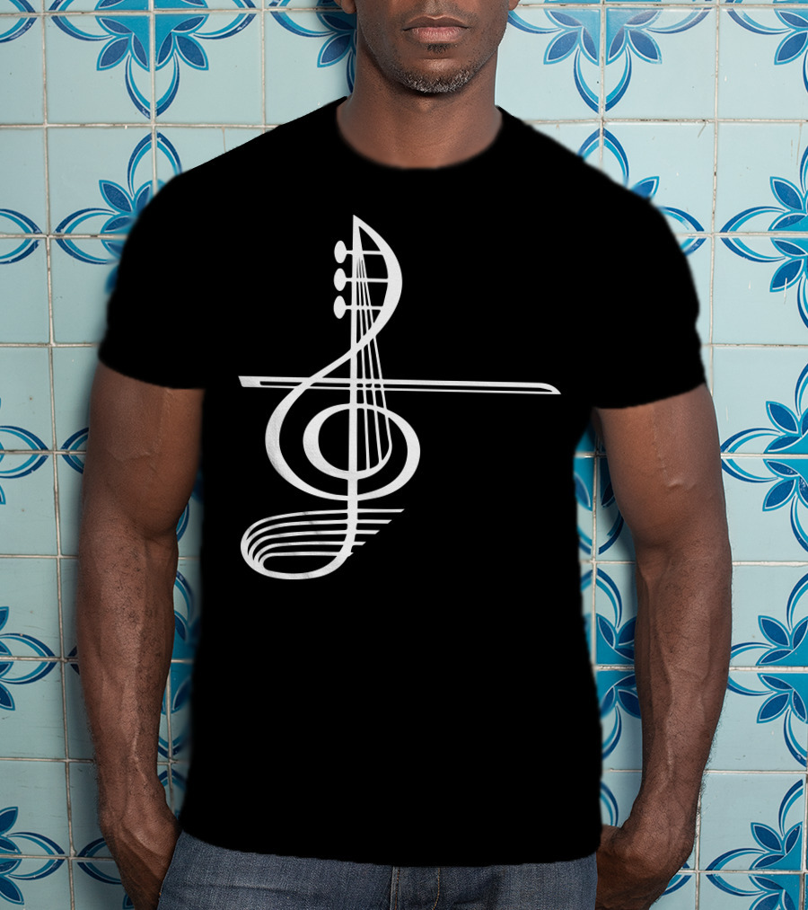 VIOLA Musical Treble Clef Strings T-Shirt