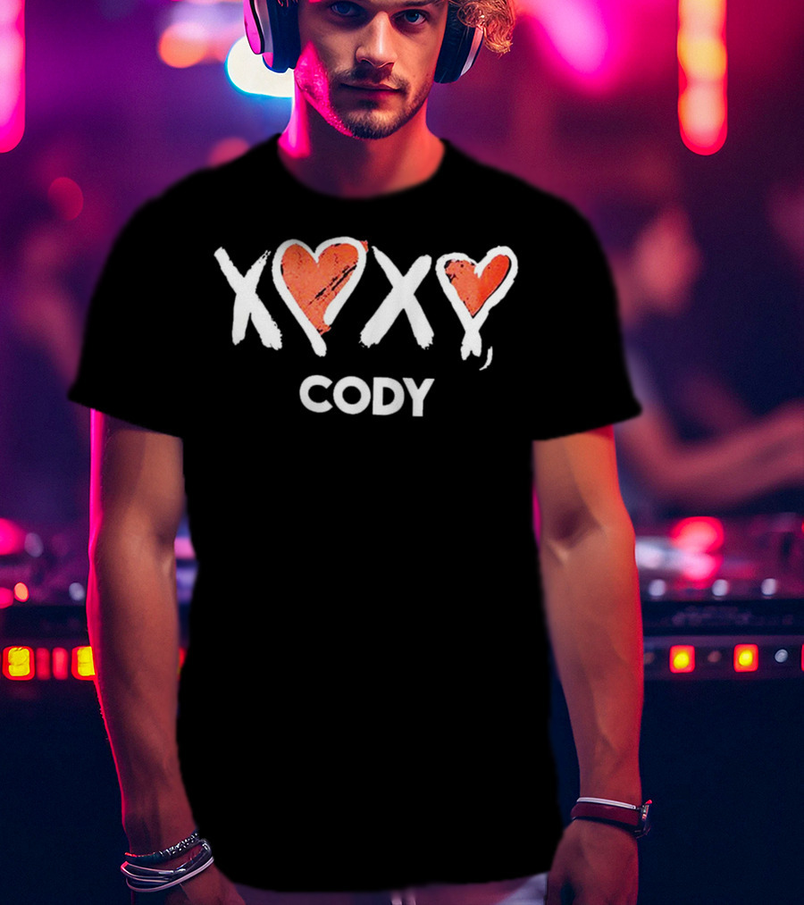 XOXO Cody Heart And Cross T-Shirt