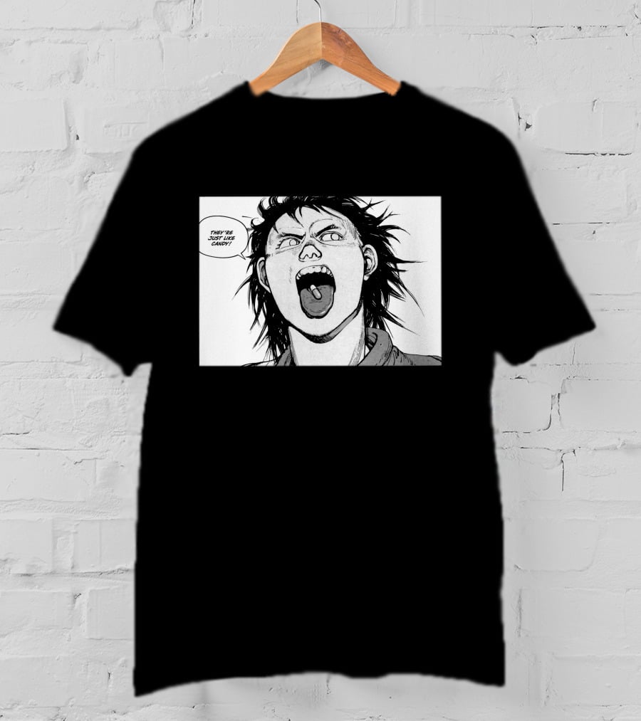 Akira Tetsuo They're Just Like Candy Pill T-Shirt