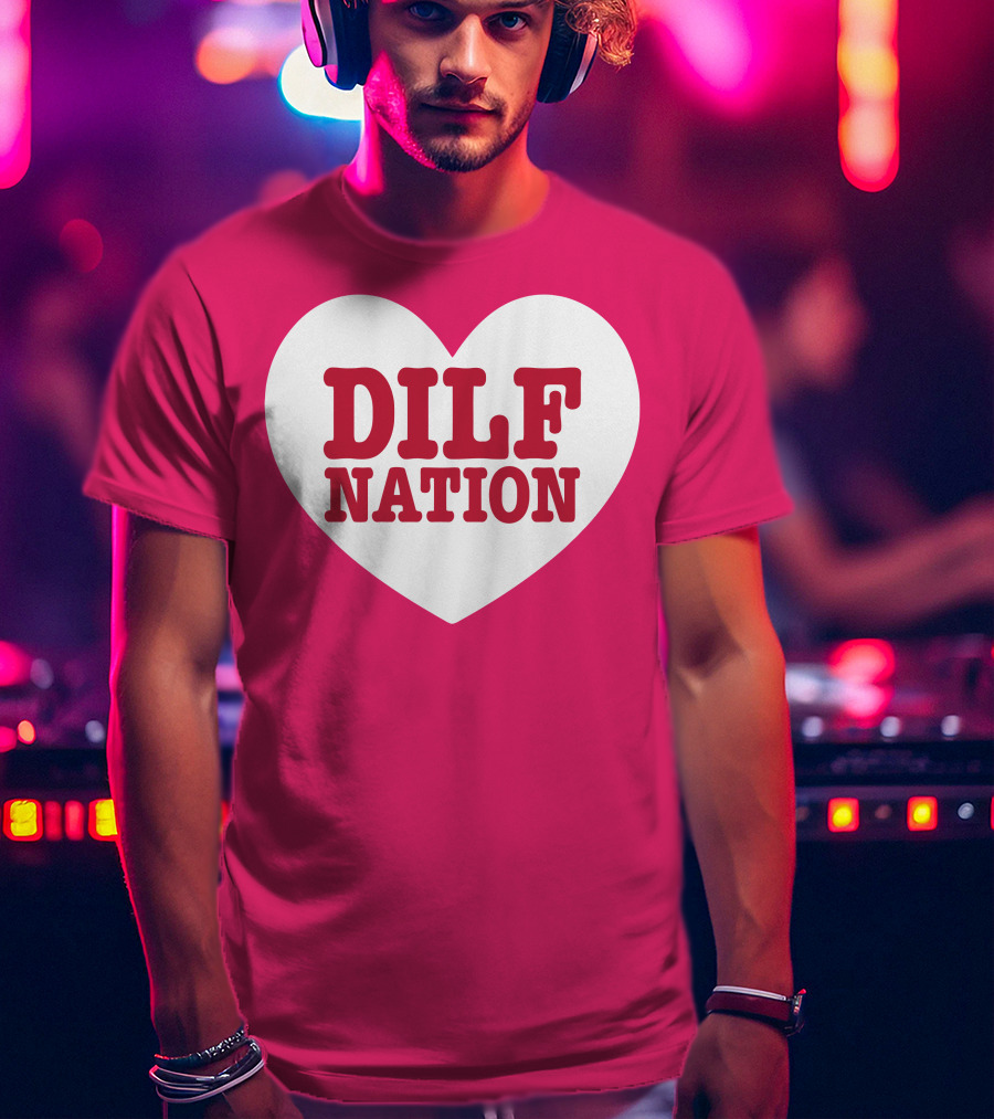 DILF NATION Heart Classic T-Shirt