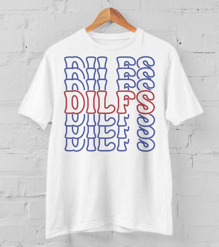 DILFS Stacked Retro Text T-Shirt