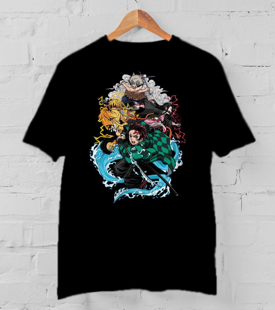 Demon Slayer Classic Characters Action T-Shirt