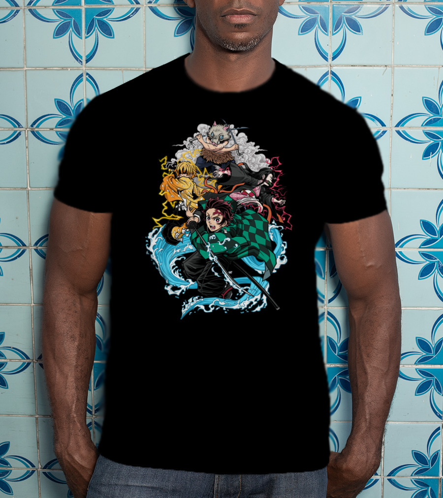 Demon Slayer Classic Characters Action T-Shirt