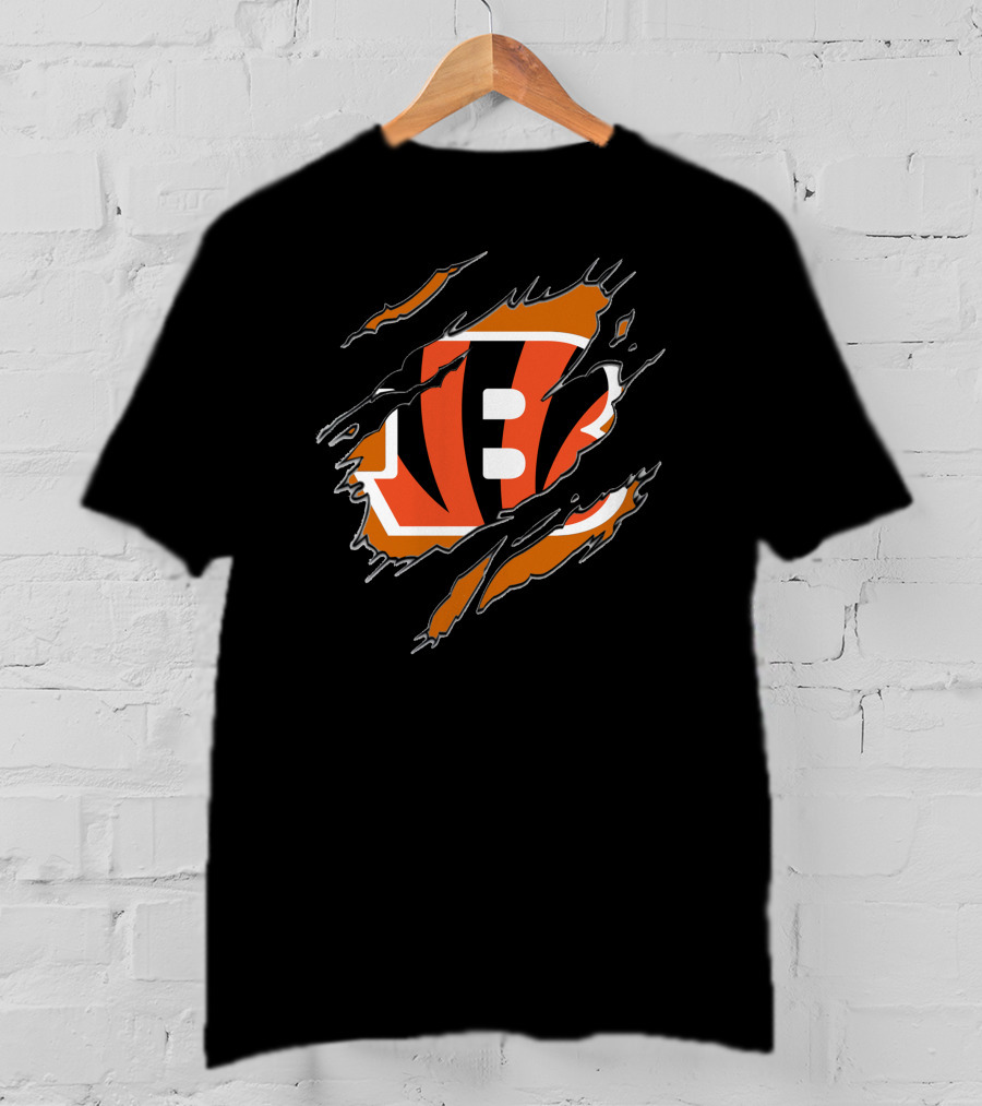 Cincinnati Bengals Scratch Claw T-Shirt