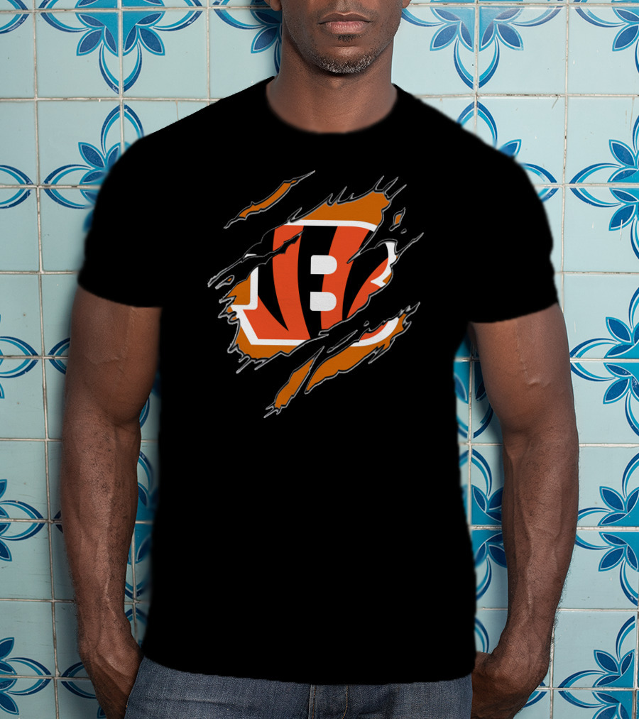Cincinnati Bengals Scratch Claw T-Shirt
