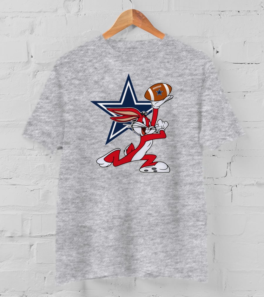 Dallas Cowboys Bugs Bunny Football Star T-Shirt