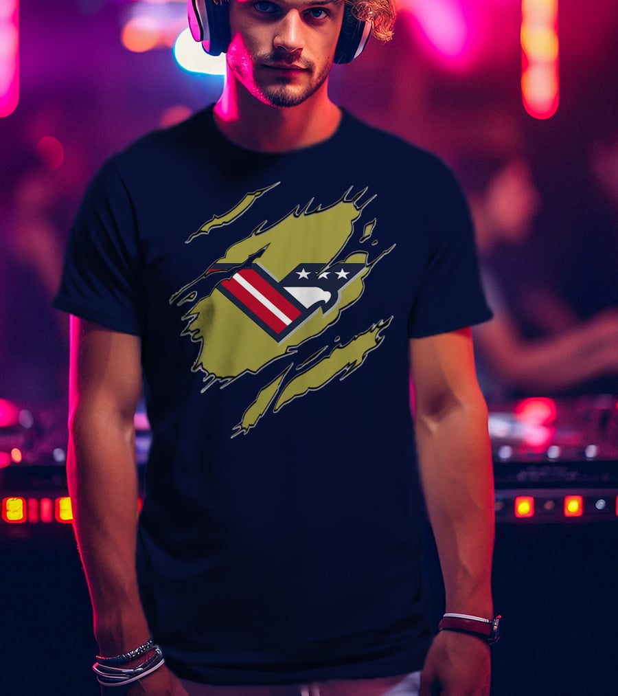 Washington Valor American Football Eagle Stars Stripes T-Shirt