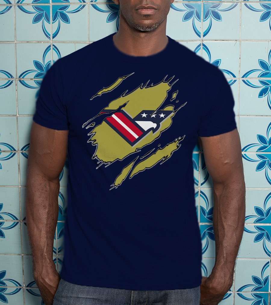 Washington Valor American Football Eagle Stars Stripes T-Shirt