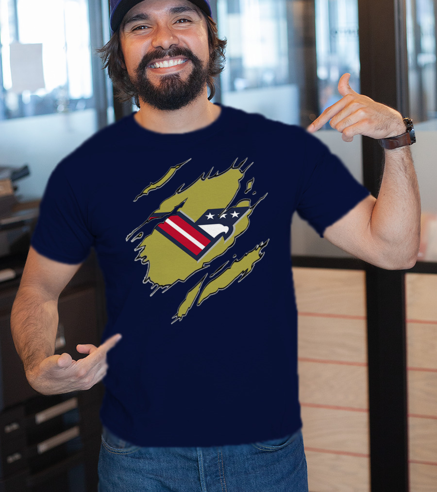 Washington Valor American Football Eagle Stars Stripes T-Shirt