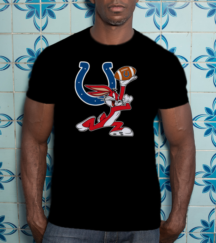 Indianapolis Colts Bugs Bunny Football T-Shirt