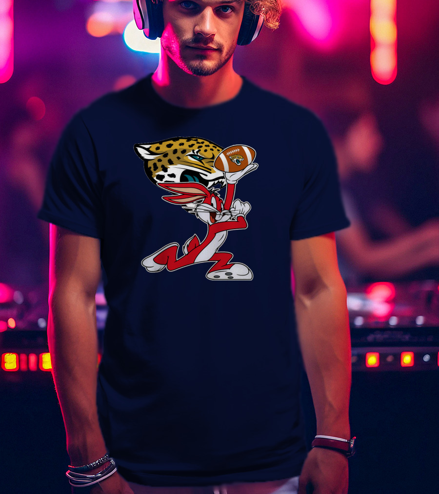 Jacksonville Jaguars Football Bunny Chiefs Collaboration T-Shirt