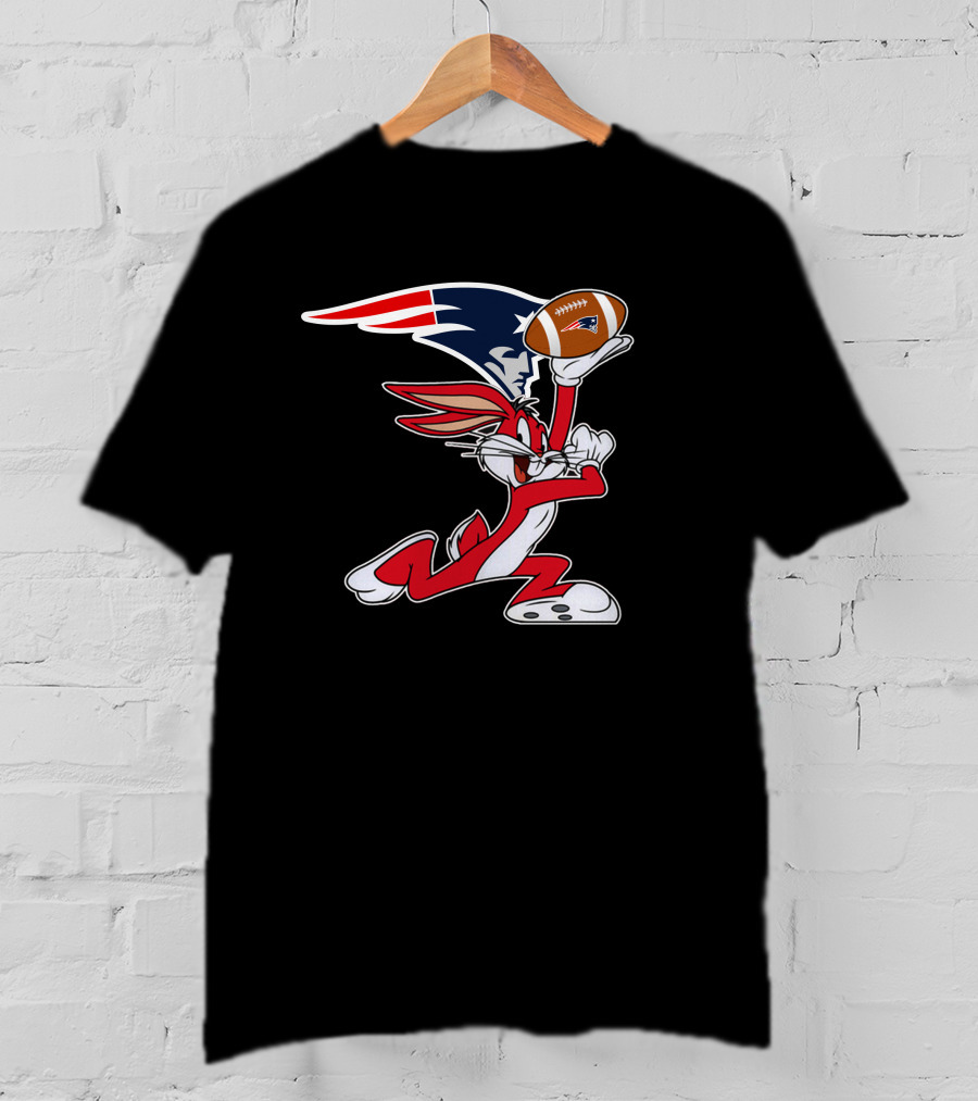 New England Patriots Bugs Bunny Chiefs T-Shirt