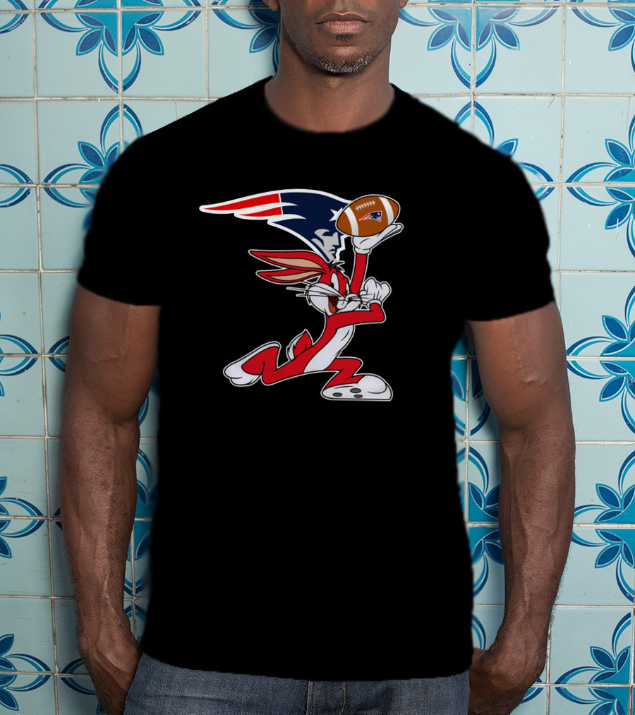 New England Patriots Bugs Bunny Chiefs T-Shirt