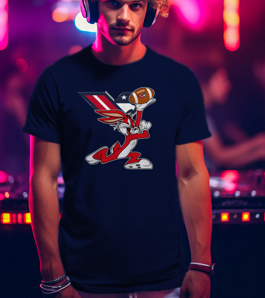 Bugs Bunny Washington Valor Chiefs Football Crossover T-Shirt