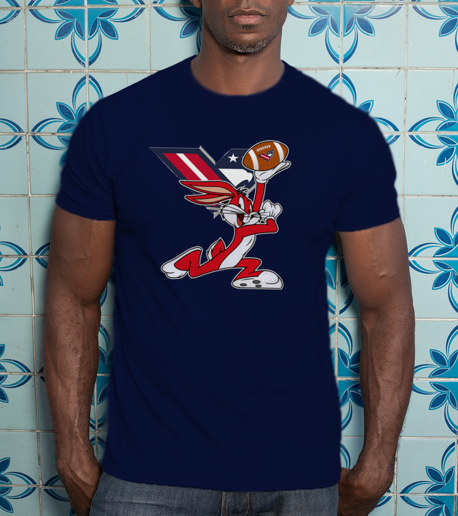 Bugs Bunny Washington Valor Chiefs Football Crossover T-Shirt