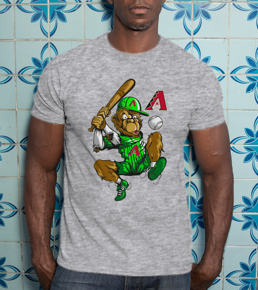 Arizona Diamondbacks Baseball Monkey Home Run Adventure T-Shirt