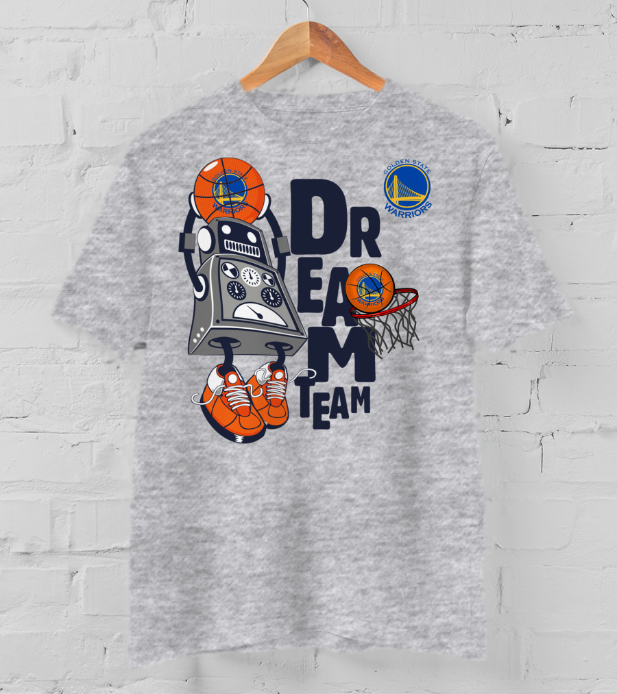 Golden State Warriors Dream Team Robot Basketball Legend T-Shirt