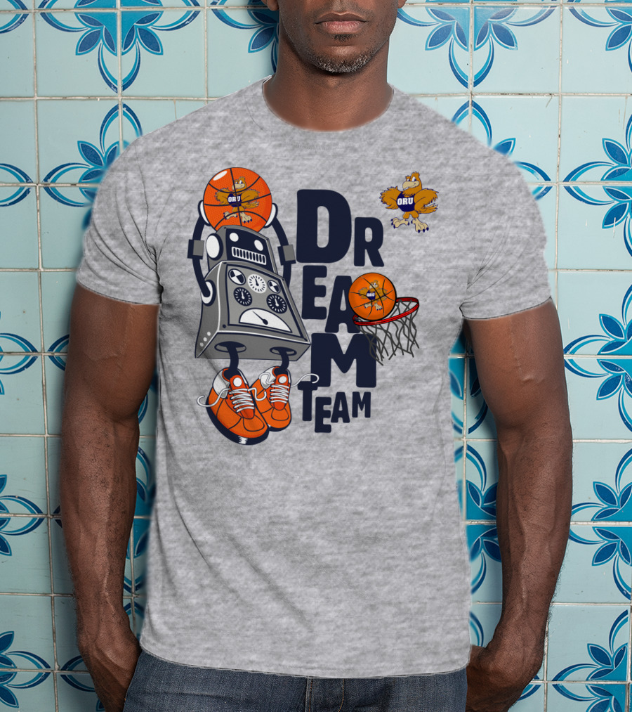 Oru Basketball Robot Mascot Dream Team T-Shirt