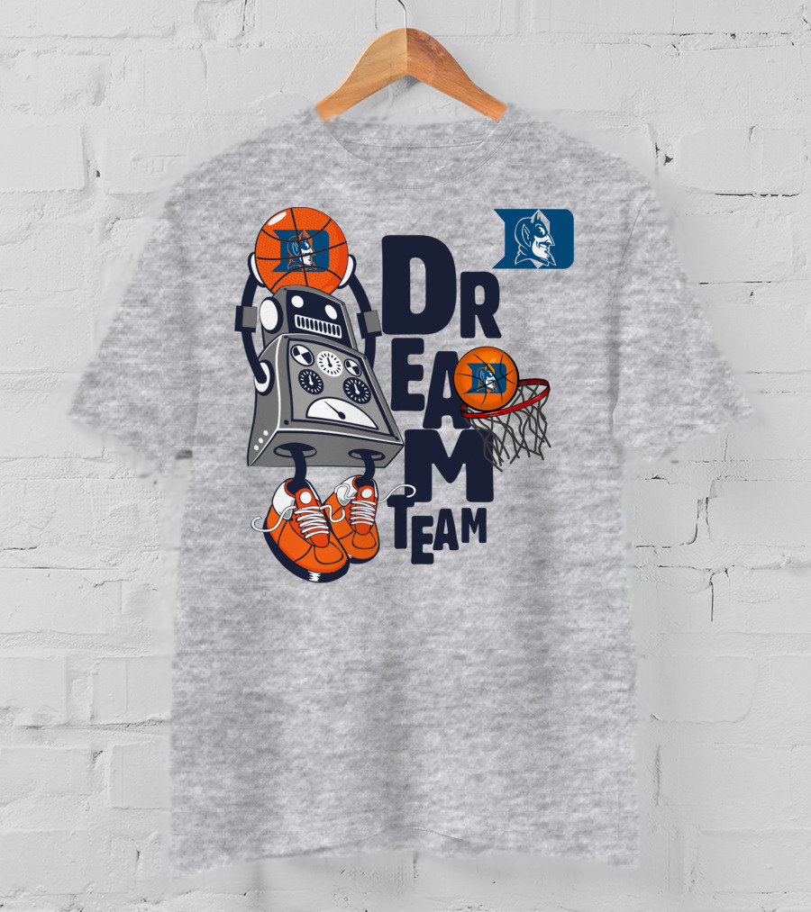 Duke Dream Team Robot Basketball Duke T-Shirt