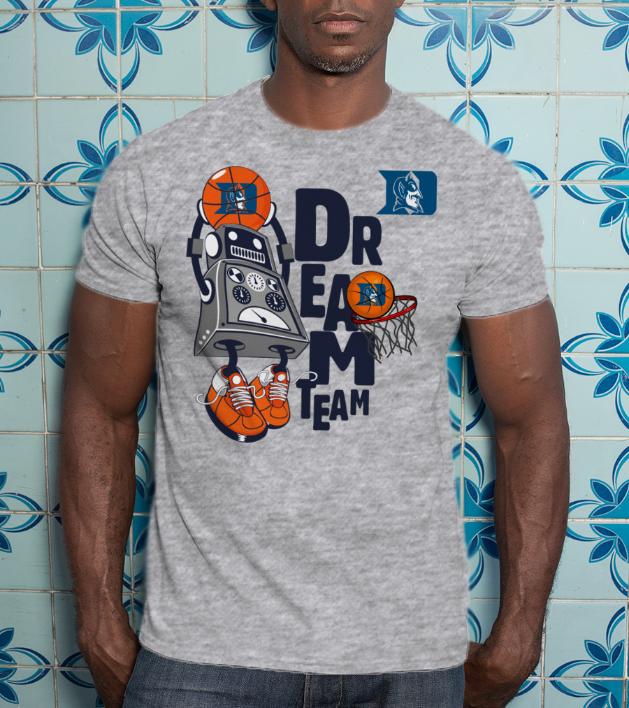 Duke Dream Team Robot Basketball Duke T-Shirt