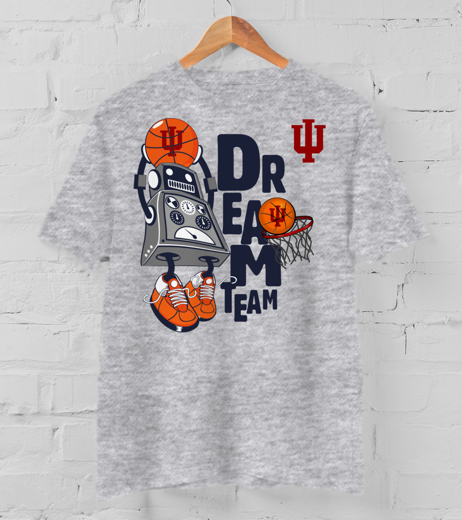 Indiana University Basketball Robot Dream Team T-Shirt