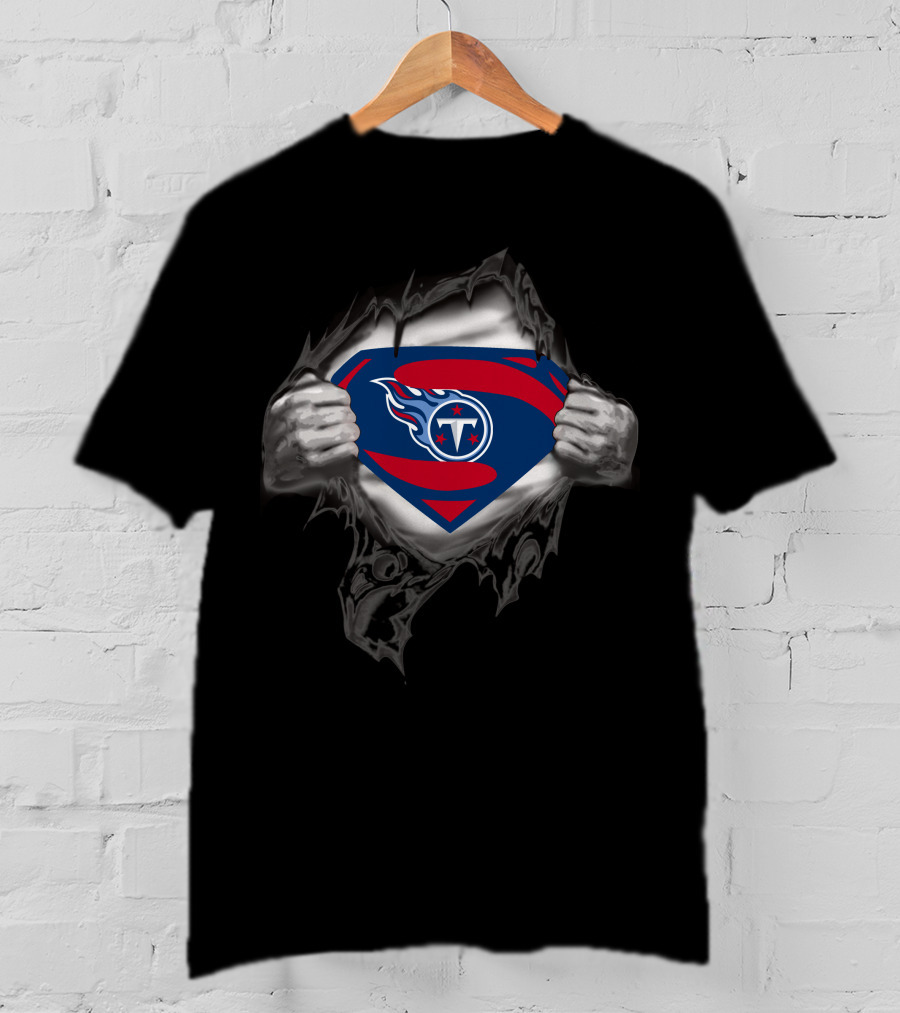 Tennessee Titans Superman Logo Mashup T-Shirt