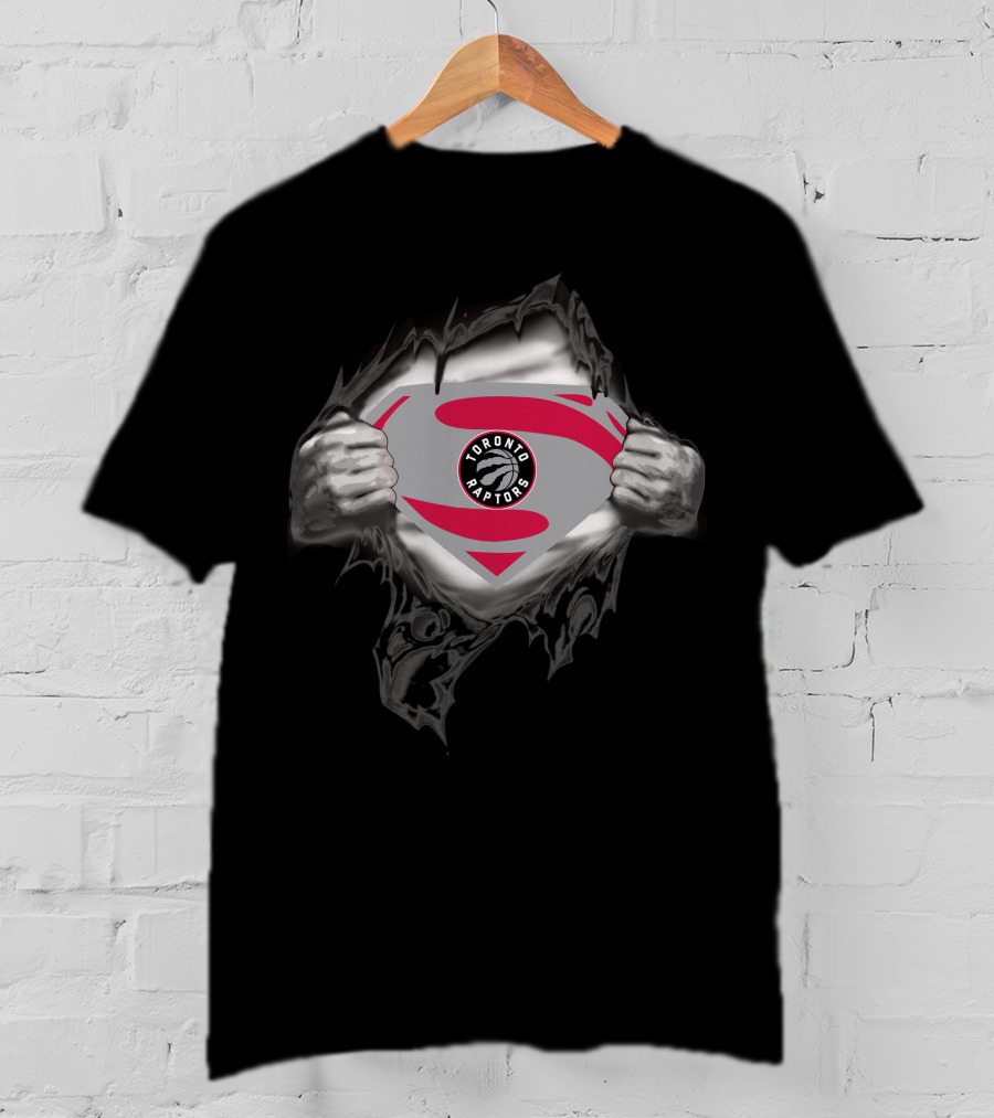 Toronto Raptors Superman Logo Concept T-Shirt