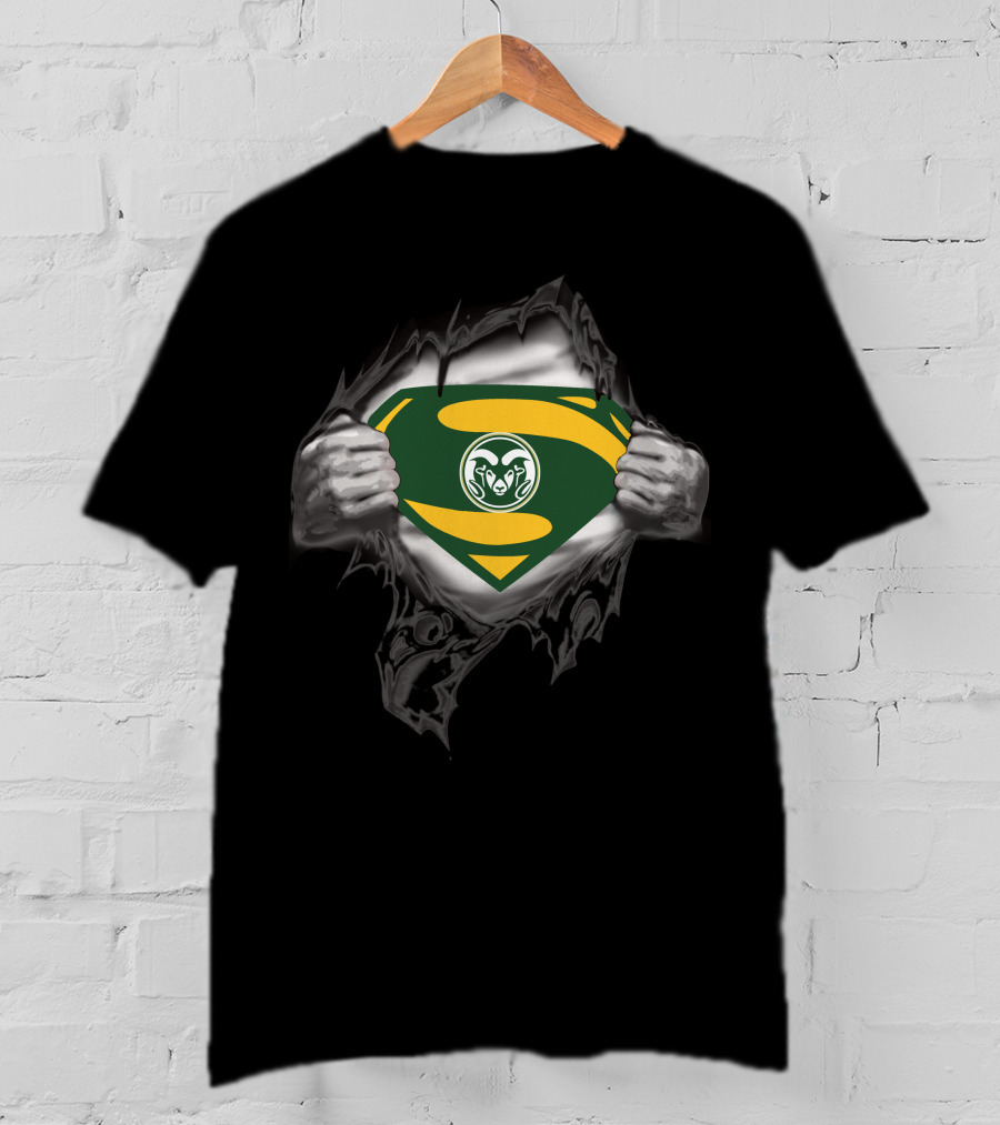 Colorado State University Superman Rams Emblem T-Shirt
