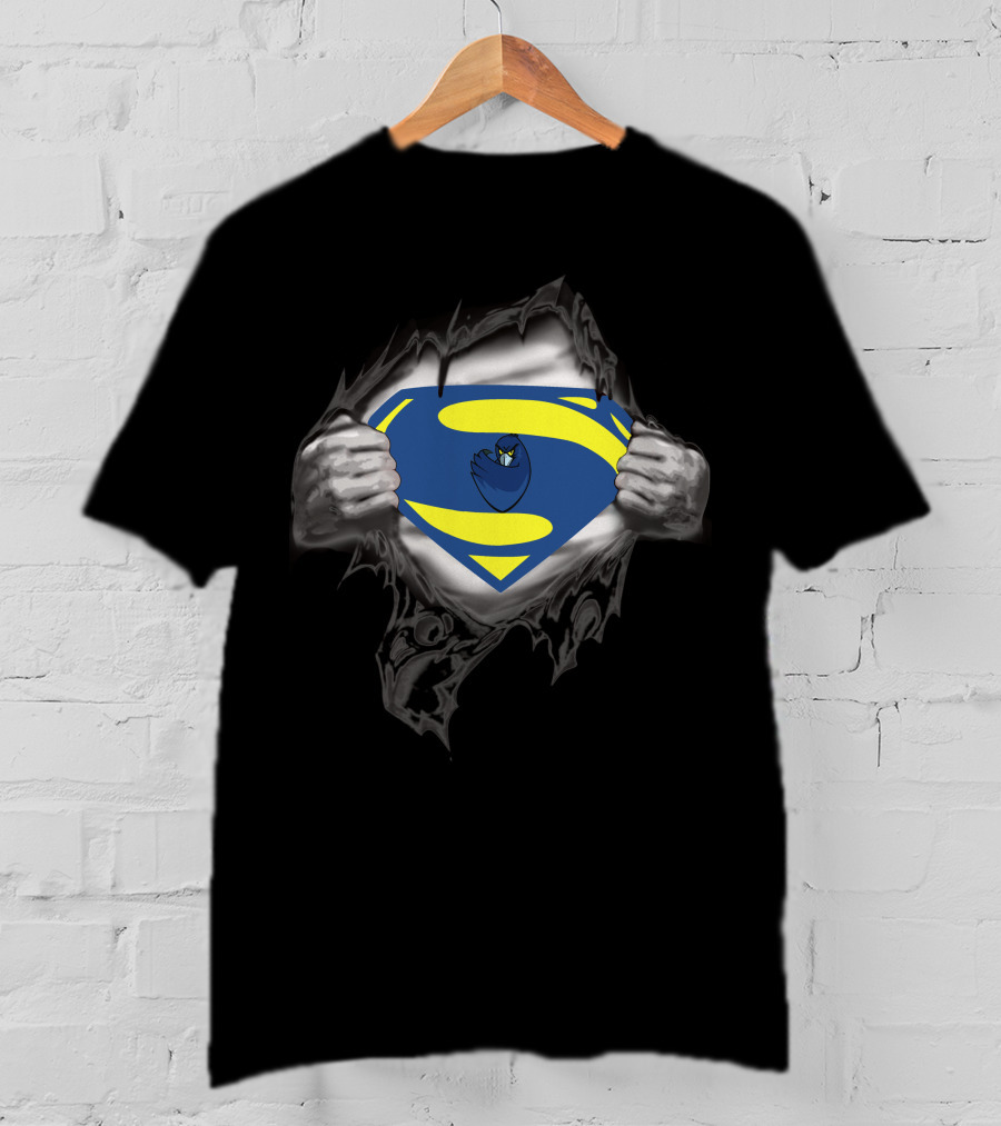 Superman Monmouth University Hawk Emblem T-Shirt