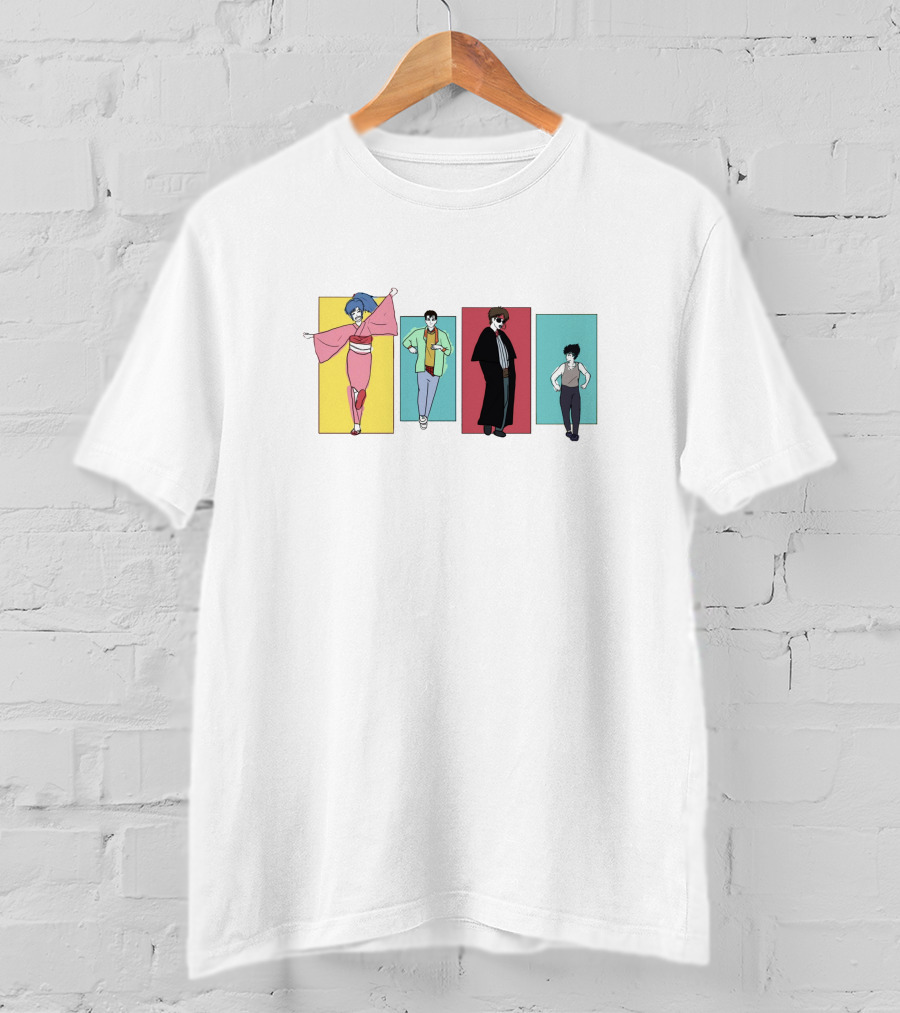 Yu Yu Hakusho Characters Colorful Panels T-Shirt