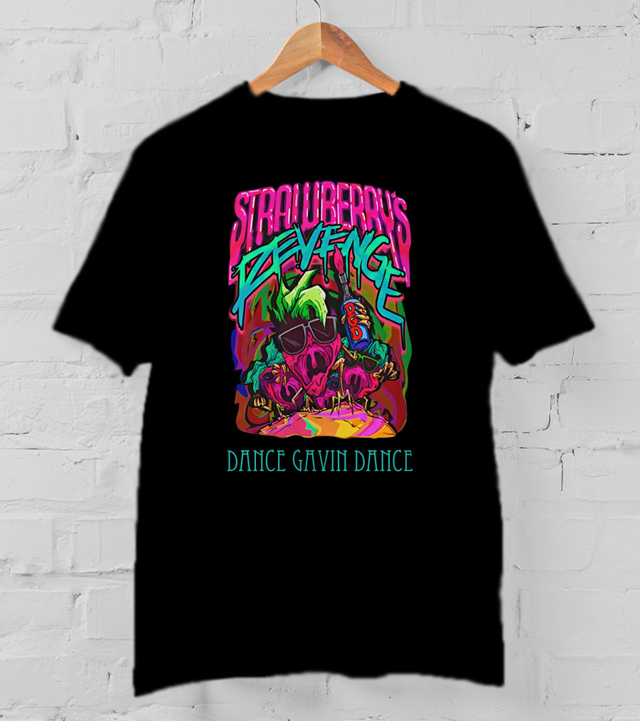 Strawberry's Revenge Dance Gavin Dance Vibrant T-Shirt