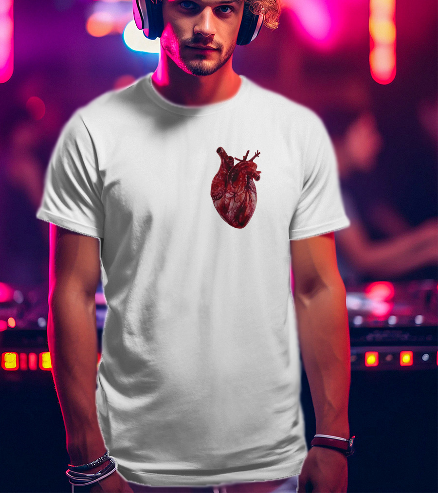 Anatomical Realistic Heart T-Shirt