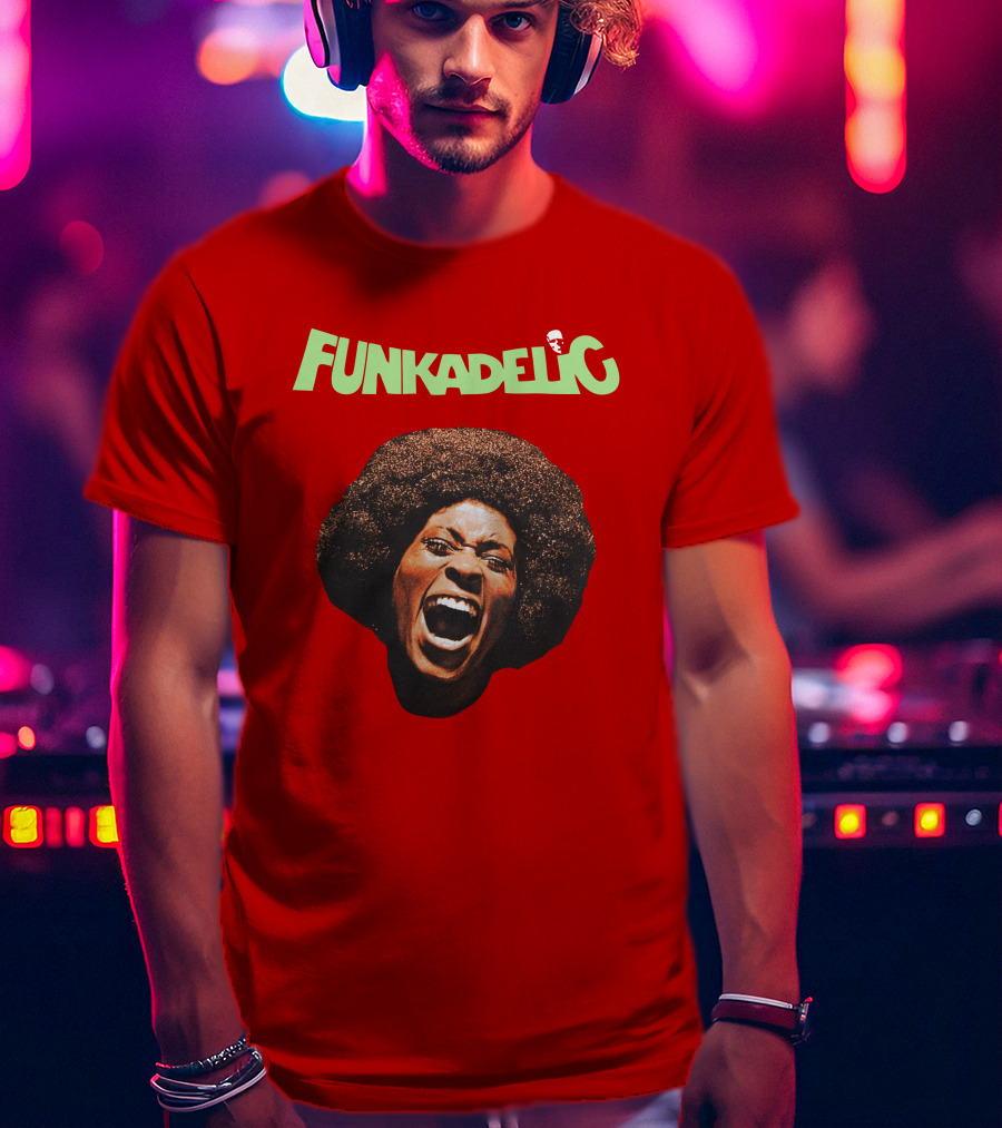Urban Outfitters Merch Funkadelic Free Your Mind Afro Soul Face T-Shirt